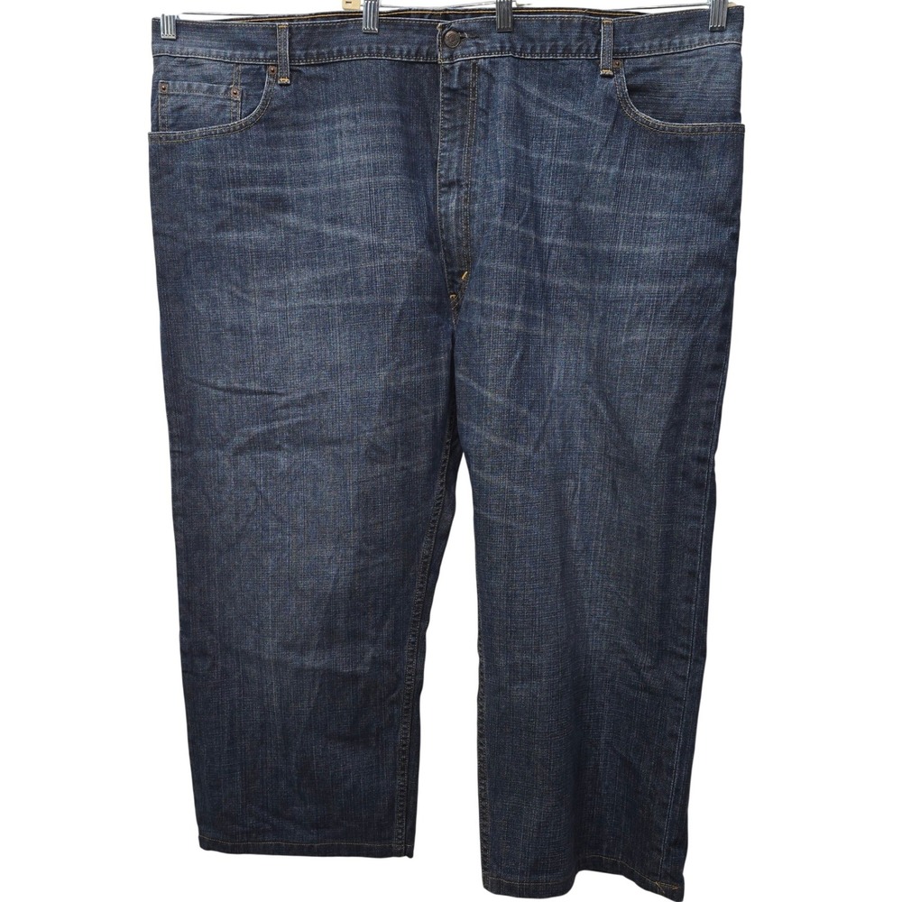 Levis 559 Relaxed Straight Jeans Mens 50x30 Blue Dark Wash Denim 01559-2765